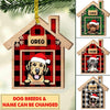 Personalized Dog Home Is Where My Dog Is Wood Custom Shape Ornament DHL12OCT21CT1 Wood Custom Shape Ornament Humancustom - Unique Personalized Gifts