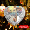 Personalized husband with wings heart ornament ntk01oct21dd2 Heart Ceramic Ornament Humancustom - Unique Personalized Gifts