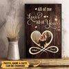 All Of Me Loves All Of You Couple Personalized Canvas KNV25MAR22TT1 Canvas Humancustom - Unique Personalized Gifts 24x16in - Best Seller