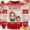 Personalized This Grandma Belong To Custom Grandkids Ugly 3D Sweater NVL19OCT22TT2 3D Sweater Humancustom - Unique Personalized Gifts S Sweater