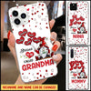 Blessed To Be Called Grandma Nana Mom Personalized Gnomes Balloons Heart Kids Name Phone case NVL06JAN22TT1 Silicone Phone Case Humancustom - Unique Personalized Gifts Iphone iPhone SE 2020