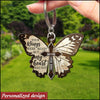 Custom Memorial Your Wings Were Ready But My Heart Was Not Wooden Keychain NLA25MAR22XT1 Custom Wooden Keychain Humancustom - Unique Personalized Gifts 4.5x4.5 cm