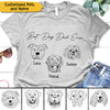 Best Dog Dad Ever Personalized Shirt NVL09JUN22CT2 White T-shirt and Hoodie Humancustom - Unique Personalized Gifts Classic Tee White S