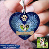 Personalized Upload Photo Your Dogs, Custom Name And The Year Acrylic Keychain Ntk16mar22dd1 Acrylic Keychain Humancustom - Unique Personalized Gifts 4.5x4.5 cm