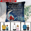 Personalized Never Forget That Grandma Grandson Granddaughter Pillow NVL26JAN22TP1 Pillow Humancustom - Unique Personalized Gifts 12x12in