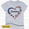 4th Of July Grandma Mom Heart Hand Prints Kids Personalized Shirt NVL10JUN22VN1 White T-shirt and Hoodie Humancustom - Unique Personalized Gifts Classic Tee White S