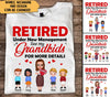 Retired Under New Management See Grandkids For Details Gift For Grandma Personalized Shirt DDL25MAR22CA1 White T-shirt Humancustom - Unique Personalized Gifts 2XL White