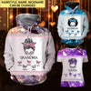 Personalized Grandma- Mom Messy Bun Butterfly Kids 3D Hoodie And T-Shirt NVL13OCT22CT1 3D T-shirt Humancustom - Unique Personalized Gifts Hoodie S