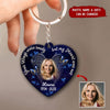 Memorial Upload Photo Gift, Your Wings Were Ready But My Heart Was Not Personalized Keychain LPL15MAR22VA1 Acrylic Keychain Humancustom - Unique Personalized Gifts 4.5x4.5 cm