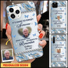 Memorial Gift Upload Photo, It's Hard To Forget Someone Who Gave You So Much To Remember Personalized Glass Phonecase LPL05JAN22TT1 Glass Phone Case Humancustom - Unique Personalized Gifts Iphone iPhone 13 Mini