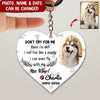 Don't Cry For Me Mom Upload Photo Memorial Custom Gift Heart Acrylic Keychain DHL16MAY22NY1 Acrylic Keychain Humancustom - Unique Personalized Gifts 4.5x4.5 cm
