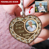 Forever In My Heart Custom Photo, Name And The Year Acrylic Keychain Ntk16mar22ny1 Acrylic Keychain Humancustom - Unique Personalized Gifts 4.5x4.5 cm