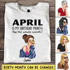 Personalized Birthday Gift Birth Month Queens Birthday Shirts For Woman Custom T-shirt DDL02MAR22SH1 White T-shirt Humancustom - Unique Personalized Gifts 2XL White