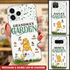 Grandma's Garden Gnome Butterfly Custom Phone Case nla24mar22tp1 Silicone Phone Case Humancustom - Unique Personalized Gifts Iphone iPhone SE 2020