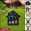 Faith Hope Love Dog Heartbeat Cross Butterfly House Shape Keychain Custom Gift For Dog Mom Dog Dad DHL08JUN22XT1 Custom Wooden Keychain Humancustom - Unique Personalized Gifts 4.5x4.5 cm