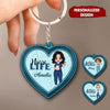 Personalized Nurse Life Acrylic Keychain Gift For Nurses Ntk10mar22va2 Acrylic Keychain Humancustom - Unique Personalized Gifts 4.5x4.5 cm