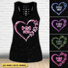 Sparkling Dog Mom Loves Little Pawprint Puppy Pet Personalized Tank Top LPL07JUN22VN1 Woman Cross Tank Top Humancustom - Unique Personalized Gifts S