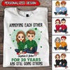 Annoying Each Other For Many Years Still Going Strong - Gift For Couples, Husband Wife, Personalized T-shirt LPL19FEB22TP1 White T-shirt Humancustom - Unique Personalized Gifts 2XL White