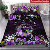 Hummingbirds Blessed To Be Called Nana Mimi Grandma Personalized Bedding Set NLA01AUG22XT2 Bedding Set Humancustom - Unique Personalized Gifts US TWIN