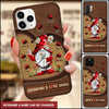 Grandma's Love Bugs Leather Pattern Personalized Phone Case KNV14JAN22TT1 Silicone Phone Case Humancustom - Unique Personalized Gifts Iphone iPhone SE 2020