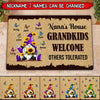 Grandma's House Grandkids Welcome Customized Doormat NLA22JUL22TP3 Doormat Humancustom - Unique Personalized Gifts Small (40 X 50 CM)