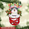 Christmas Cute Laughing Kitten Cat In Pocket Personalized Ornament NVL20OCT22CA1 Acrylic Ornament Humancustom - Unique Personalized Gifts Pack 1