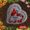 Customized Cardinal Family Loss A Big Piece Of My Heart Lives In Heaven Memorial Hard Slate Stone HLD26JUL22VA3 Hard Slate Stone Humancustom - Unique Personalized Gifts 6x6 inch