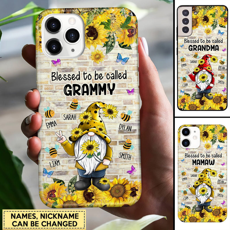 Gnome Grandma Nana Mamaw Personalized Phone Case