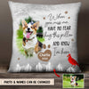 Personalized Dog Memorial Custom Photo Pillow NTN17SEP22NY3 Pillow Humancustom - Unique Personalized Gifts 12x12in