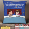There's No One Else In The World I'd Rather Have Snoring Custom Gift For Couple Husband Wife Pillow DHL31MAR22VA1 Pillow Humancustom - Unique Personalized Gifts 12x12in