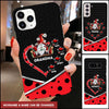 Personalized Grandma Ladybugs Heart Phone case NVL10MAR22NY1 Silicone Phone Case Humancustom - Unique Personalized Gifts Iphone iPhone SE 2020