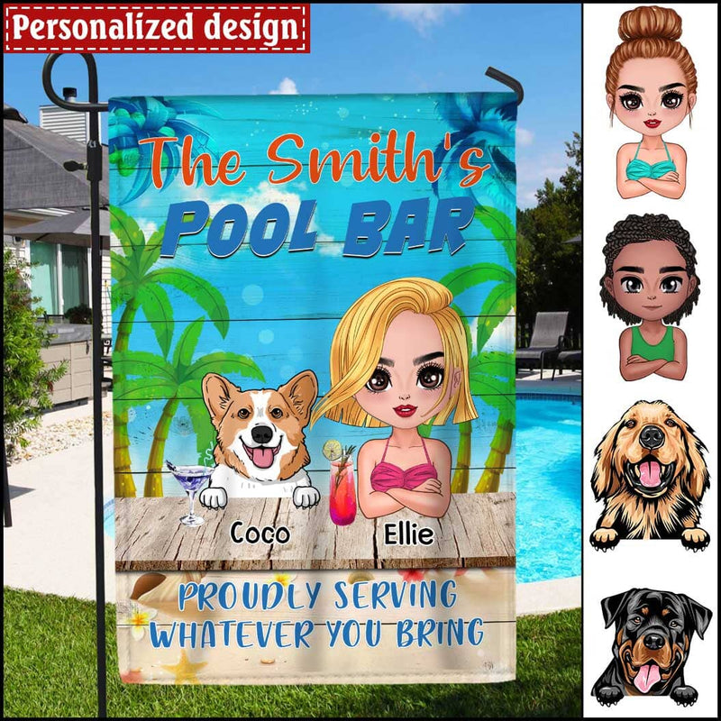 Discover Personalized Pool Bar Flag