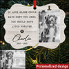 Personalized If Love Alone Could Have Kept You Here Custom Photo Dog Memorial Ornament NTN09SEP22XT1 Aluminium Ornament Humancustom - Unique Personalized Gifts Pack 1