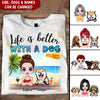 Life Is Better With Dogs At Beach Personalized Shirt NLA29MAR22NY1 White T-shirt and Hoodie Humancustom - Unique Personalized Gifts Classic Tee White S