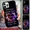 Personalized Grandma Nana Touch This Heart Butterfly Phone case NVL31MAR22TT1 Silicone Phone Case Humancustom - Unique Personalized Gifts Iphone iPhone SE 2020