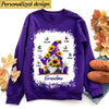 Personalized Grandma Mom Gnome Butterfly Kids 3D Sweater NVL20OCT22NY2 3D Sweater Humancustom - Unique Personalized Gifts S Sweater