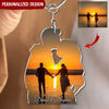 Custom Photo Couple Personalized Acrylic Keychain NTN06SEP22NY1 Acrylic Keychain Humancustom - Unique Personalized Gifts 6.5x6.5 cm