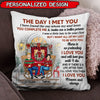 Personalized Family Couple The Day I Met You Husband And Wife Christmas Gift For Couples Pillow NVL21OCT22TP1 Pillow Humancustom - Unique Personalized Gifts 12x12in