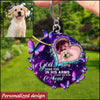 God Has You In His Arms I Have You In My Heart Memory Dog Personalized Acrylic Keychain KNV16MAR22XT1 Acrylic Keychain Humancustom - Unique Personalized Gifts 4.5x4.5 cm
