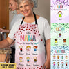 Personalized This Nana Is Loved By Her Grandkids Custom Apron NLA24MAR22VN2 Apron Humancustom - Unique Personalized Gifts Measures 27" x 30"