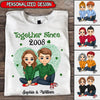 We've Been Together For Years, Gift For Couples Husband And Wife Personalized St. Patrick's Day Tshirt LPL16FEB22TP1 White T-shirt Humancustom - Unique Personalized Gifts 2XL White
