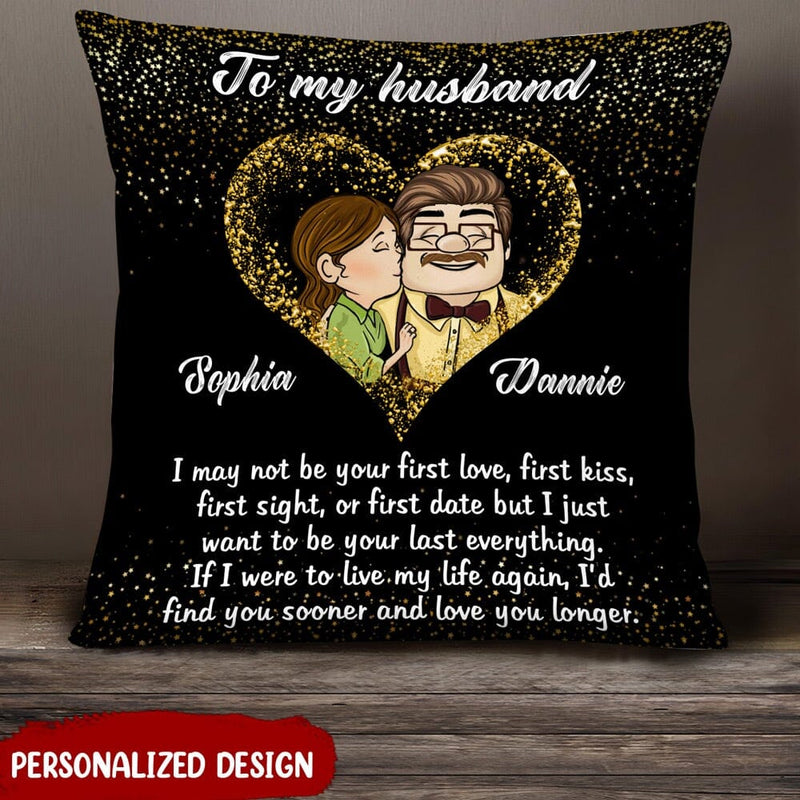 Happy Couple Personalized Pillow