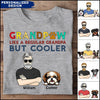 Personalized Grandpaw Like A Regular Grandpa But Cooler Loves Dog Shirt NVL28MAR22DD1 White T-shirt and Hoodie Humancustom - Unique Personalized Gifts Classic Tee White S