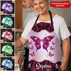 Love Butterfly Custom Color Apron KNV22MAR22TT3 Apron Humancustom - Unique Personalized Gifts Measures 27" x 30"