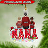 Grandma Mom With Grandkids Christmas Personalized Ornament NVL20OCT22TP1 Acrylic Ornament Humancustom - Unique Personalized Gifts Pack 1