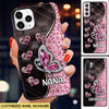 Personalized Grandma Mom Butterfly Heart Grandkids Mother's Day Gift Phone Case DDL30MAR22CT1 Silicone Phone Case Humancustom - Unique Personalized Gifts Iphone iPhone SE 2020