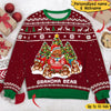 Personalized Christmas Grandma bear Grandkids Sweater HTN19OCT22CT1 3D Sweater Humancustom - Unique Personalized Gifts S Sweater