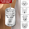 Don't Cry For Me Mom Memorial Gift For Dog Mom Stainless Steel Keychain DHL23MAY22NY2 Stainless Steel Keychain Humancustom - Unique Personalized Gifts 2.5in x 1.5in
