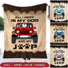 Personalized Dog Breeds All I Need Is My Dog And My Car Custom Blanket DDL15FEB22VA2 TP Fleece Blanket Humancustom - Unique Personalized Gifts Medium (50x60in)