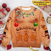 Unique Christmas Grandpa Papa Dad Gingerbread Kids Personalized 3D Sweater NVL21OCT22CT1 3D Sweater Humancustom - Unique Personalized Gifts S Sweater